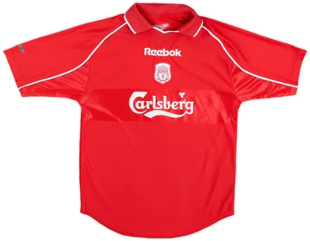 Reebok 2000-02 Liverpool Home Shirt - 8/10 - (M.Boys)