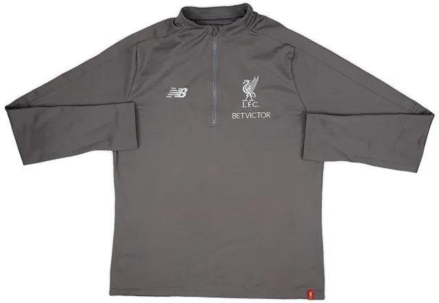 NewBalance 2018-19 Liverpool 1/4 Zip Training Top - 7/10 - (L)