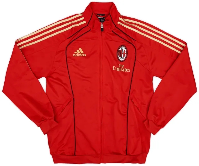 2010-11 AC Milan adidas Track Jacket - 9/10 - (S)