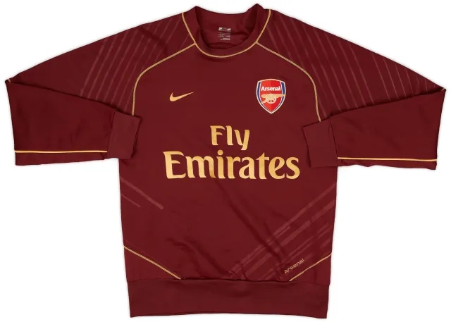 2007-08 Arsenal Nike Sweat Top - 8/10 - (S)