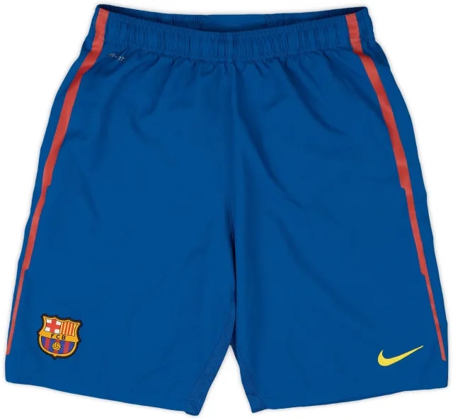 Nike 2011-12 Barcelona Home Shorts - 8/10 - (XL.Boys)