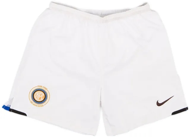 Nike 2007-08 Inter Milan Home Shorts - 4/10 - (L.Boys)