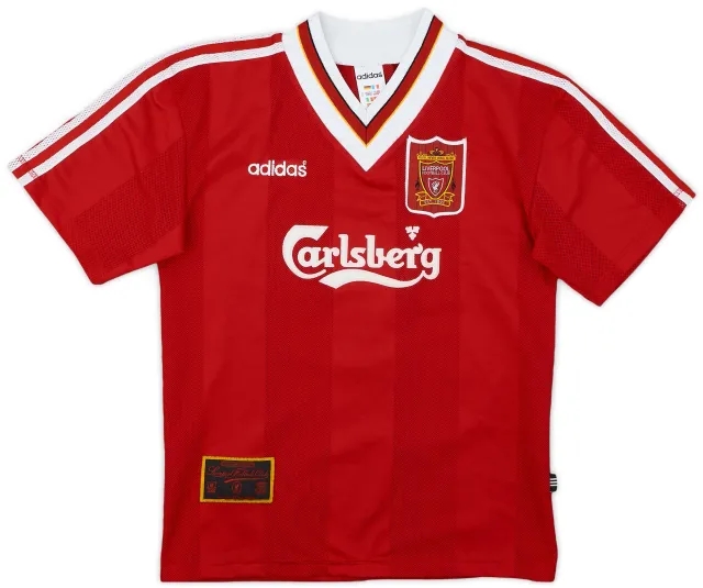 adidas 1995-96 Liverpool Home Shirt - 7/10 - (Y)