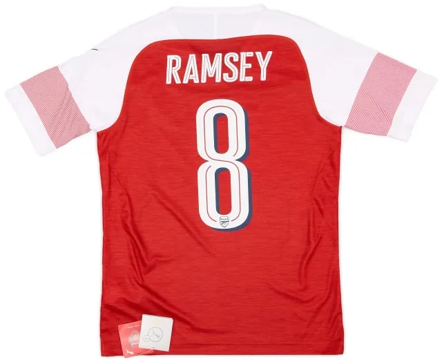 Puma 2018-19 Arsenal Home Shirt Ramsey #8 (S)