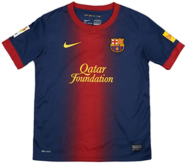 Nike 2012-13 Barcelona Home Shirt - 8/10 - (M.Boys)
