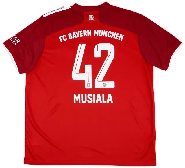 adidas 2021-22 Bayern Munich Home Shirt Musiala #42 (XXL)