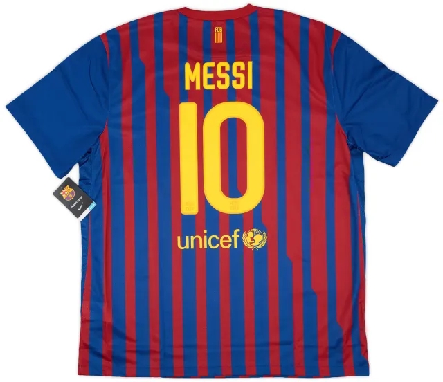 Nike 2011-12 Barcelona Home Shirt Messi #10 (XXL)