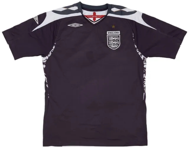 Umbro 2007-09 England GK S/S Shirt - 6/10 - (L)