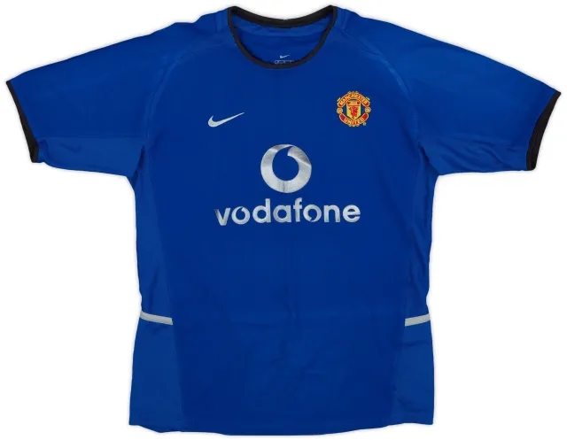 Nike 2002-03 Manchester United Third Shirt - 6/10 - (M.Boys)