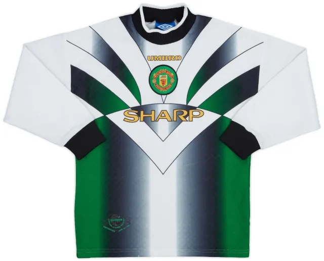 Umbro 1996-97 Manchester United GK Shirt - 5/10 - (L.Boys)