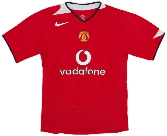 Nike 2004-06 Manchester United Home Shirt - 7/10 - (M.Boys)