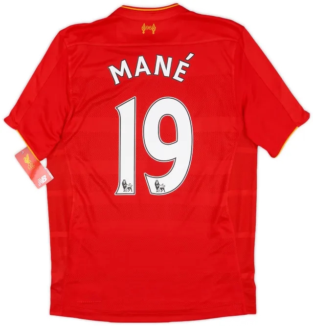 NewBalance 2016-17 Liverpool Home Shirt Mane #19 (S)