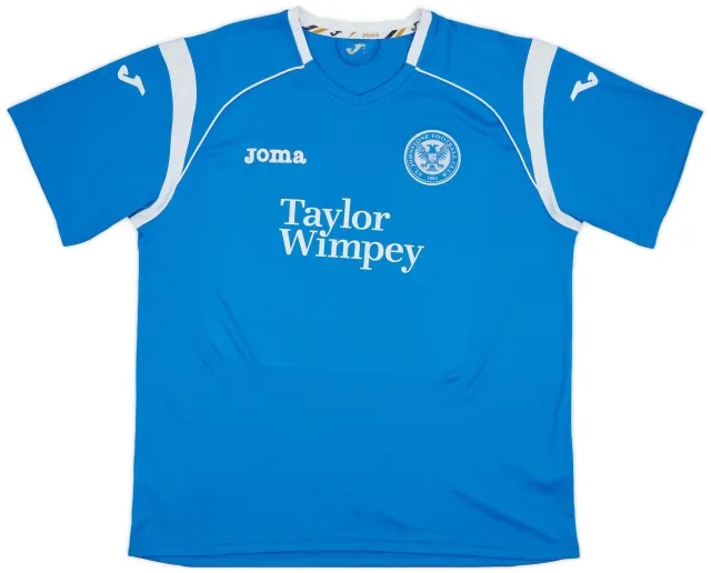 Joma 2010-11 St Johnstone Home Shirt - 8/10 - (XL)