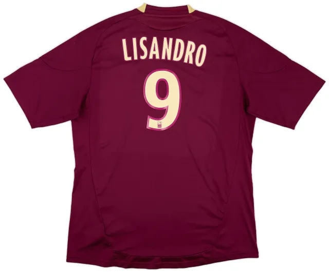 adidas 2010-11 Lyon Away Shirt Lisandro #9 - 6/10 - (XXL)