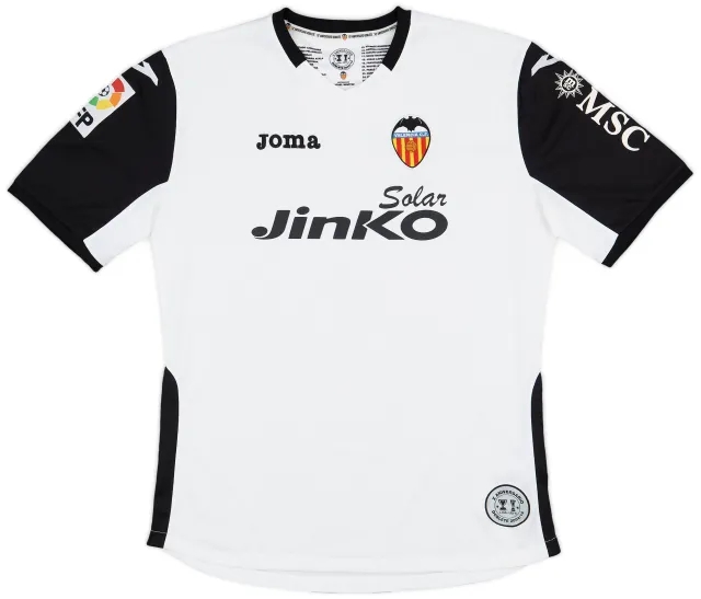 Joma 2013-14 Valencia Home 'Aniversario Dobelete 2004' Special Home Shirt - 7/10 - (XL)