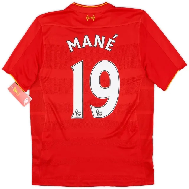 NewBalance 2016-17 Liverpool Home Shirt Mane #19 (S)