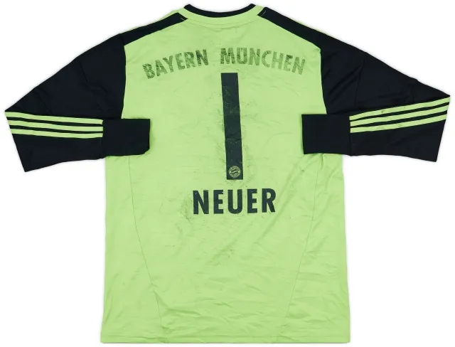 adidas 2012-13 Bayern Munich GK Shirt Neuer #1 - 3/10 - (XL.Boys)