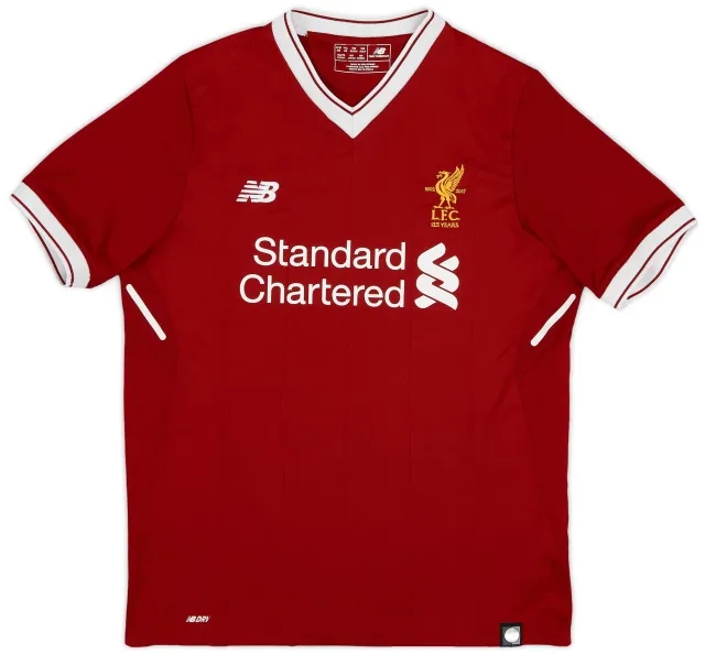 NewBalance 2017-18 Liverpool 125 Years Home Shirt - 8/10 - (XL.Boys)