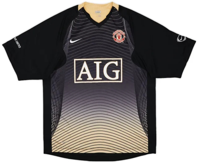 2007-08 Manchester United Nike Training Shirt - 8/10 - (S)