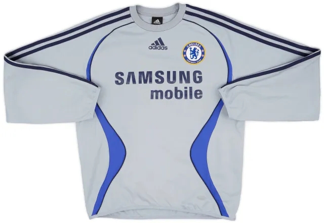 2006-07 Chelsea adidas Sweat Top - 8/10 - (S)