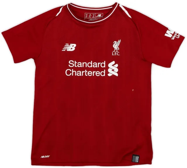 NewBalance 2018-19 Liverpool Home Shirt - 6/10 - (6-7 Years)