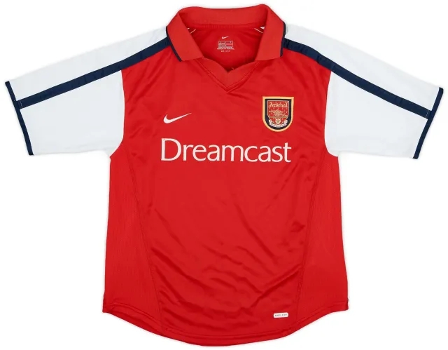 Nike 2000-02 Arsenal Home Shirt - 6/10 - (L.Boys)