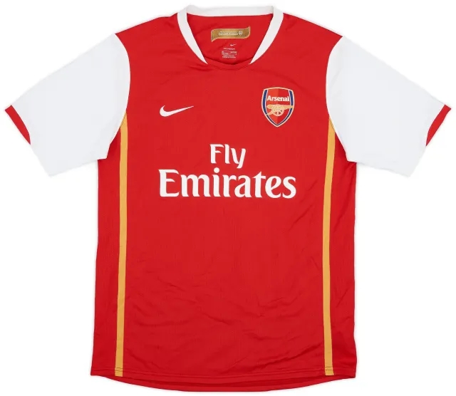 Nike 2006-08 Arsenal Home Shirt - 7/10 - (XL.Boys)