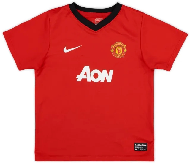 Nike 2013-14 Manchester United Home Shirt - 8/10 - (5-6 Years)