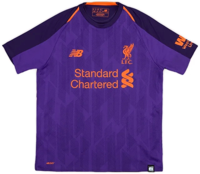 NewBalance 2018-19 Liverpool Away Shirt - 9/10 - (L.Boys)