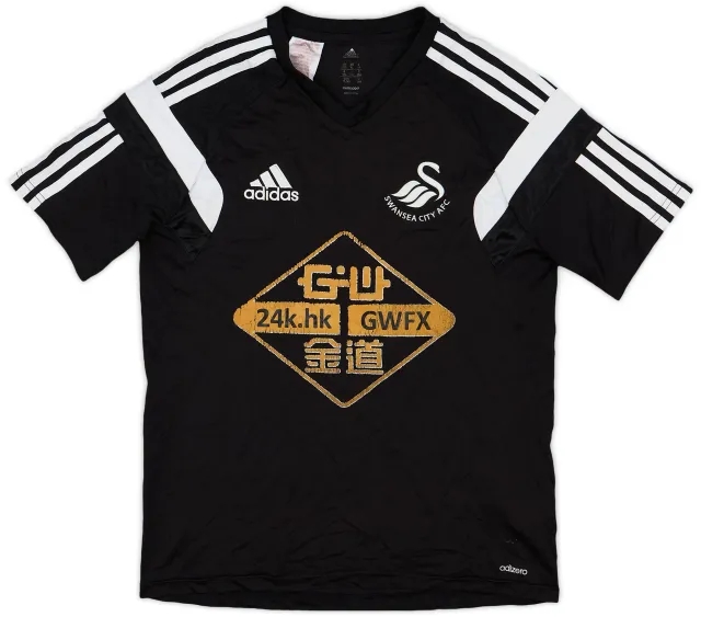 2013-14 Swansea adidas Training Shirt - 5/10 - (XL.Boys)