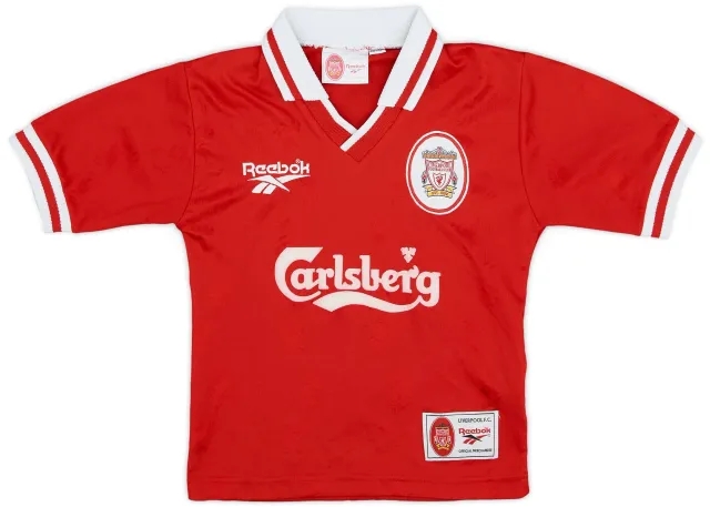 Reebok 1996-98 Liverpool Home Shirt - 7/10 - (S.Boys)
