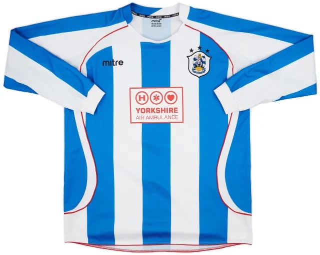 2009-10 Huddersfield Home L/S Shirt - 7/10 - (XXL)