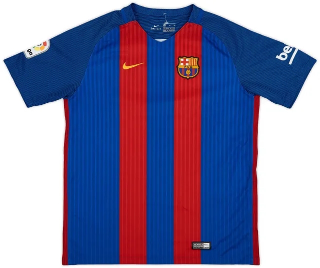Nike 2016-17 Barcelona Home Shirt - 9/10 - (XL.Boys)