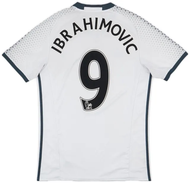 adidas 2016-17 Manchester United Third Shirt Ibrahimovic #9 - 5/10 - (M)