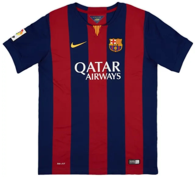 Nike 2014-15 Barcelona Home Shirt - 6/10 - (XL.Boys)
