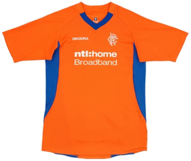 Diadora 2002-03 Rangers Away Shirt - 8/10 - (XL.Boys)