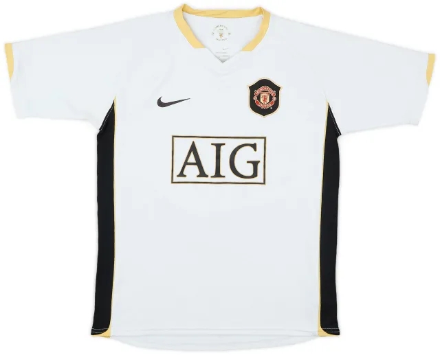 Nike 2006-08 Manchester United Away Shirt - 5/10 - (L.Boys)
