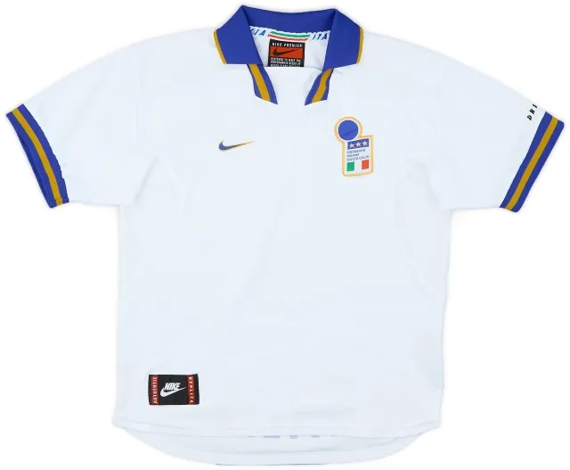 Nike 1996-97 Italy Away Shirt - 7/10 - (XL.Boys)