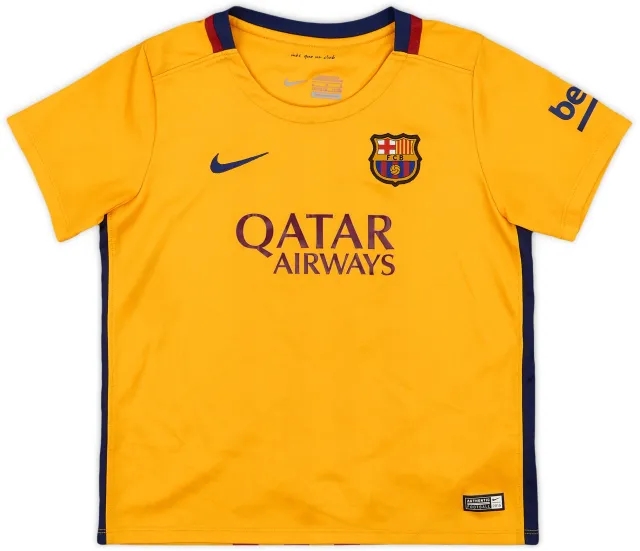 Nike 2015-16 Barcelona Away Shirt - 9/10 - (S.Boys)