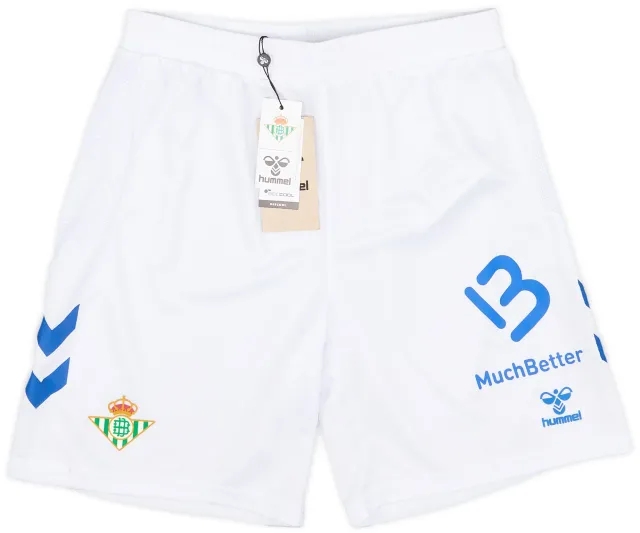 Hummel 2022-23 Real Betis Away Shorts (16 Years)