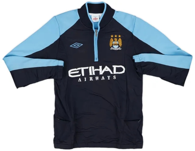 2012-13 Manchester City Umbro 1/4 Zip Drill Top - 5/10 - (M)