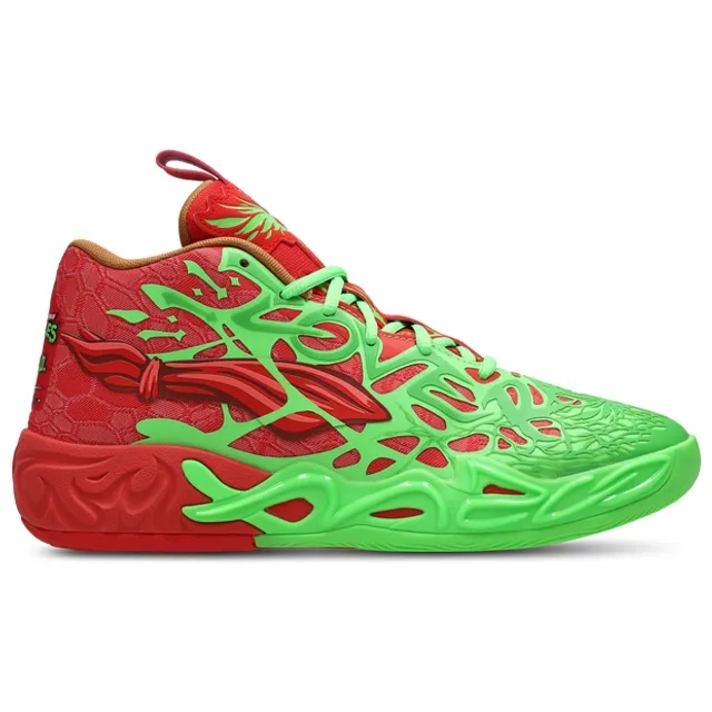 PUMA Hoops x Tmnt MB.04 Rd Basketball Shoes Unisex, Green Pes/Red/Dark Amethyst