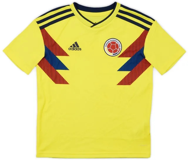adidas 2018-19 Colombia Home Shirt - 6/10 - (S.Boys)