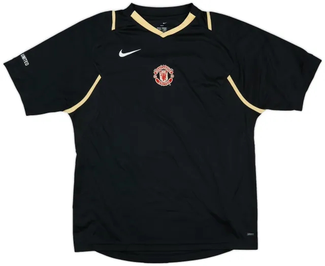 2006-07 Manchester United Nike Training Shirt - 9/10 - (M)