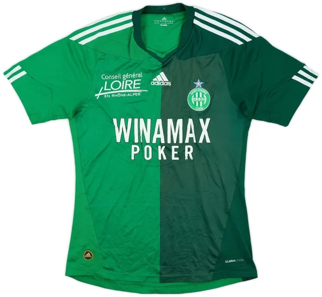 adidas 2010-11 Saint-Etienne Home Shirt - 6/10 - (S)