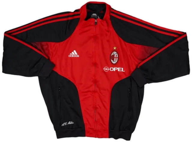 2004-05 AC Milan adidas Track Jacket - 7/10 - (L)