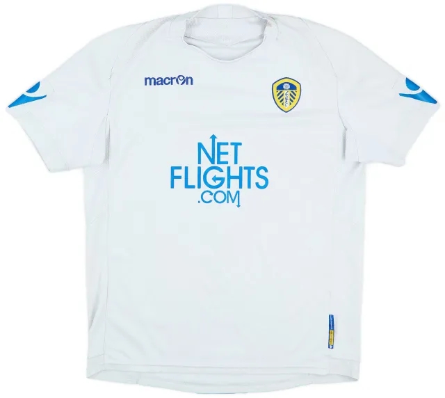 Macron 2010-11 Leeds United Home Shirt - 4/10 - (L)