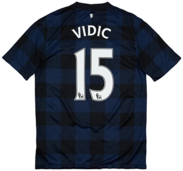 Nike 2013-14 Manchester United Away Shirt Vidic #15 - 8/10 - (M)
