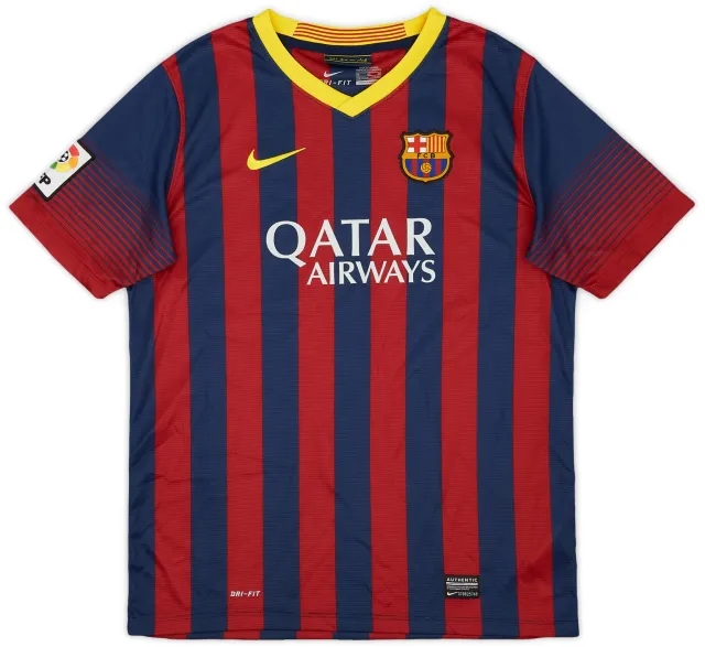 Nike 2013-14 Barcelona Home Shirt - 9/10 - (XL.Boys)