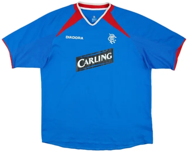Diadora 2003-05 Rangers Home Shirt - 8/10 - (XL)